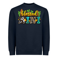 Navy blessed mini Heavyweight Sweatshirt - Zillion Design Studio
