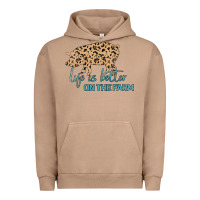 Pigment Burro Life is Better on the Farm Urban Hoodie - Bettercallsaul