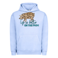 Pigment Grape Ice Life is Better on the Farm Urban Hoodie - Bettercallsaul