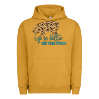 Pigment Peanut Butter Life is Better on the Farm Urban Hoodie - Bettercallsaul
