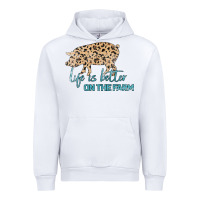 White Life is Better on the Farm Urban Hoodie - Bettercallsaul