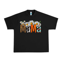 Black western daisies mama Urban Heavy Tee - HRA Design Shop