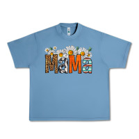 Pebble Blue western daisies mama Urban Heavy Tee - HRA Design Shop