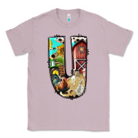 Lilac farm life alphabet lowercase letters u Classic Tee - BundleAndBundleShop