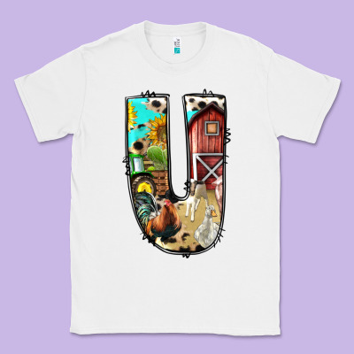 Farm Life Alphabet Lowercase Letters U Classic Tee Designed By Bundleandbundleshop