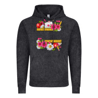 Vintage Black floral teacher Vintage Hoodie - texasbilliewilder