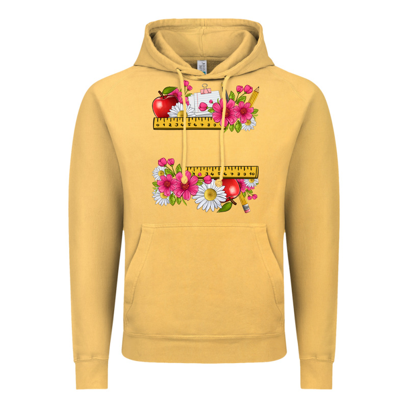 Floral Teacher Vintage Hoodie by texasbilliewilder | Teevron