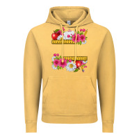 Vintage Mustard floral teacher Vintage Hoodie - texasbilliewilder