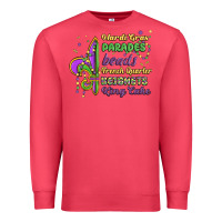 Cardinal mardi gras parades beads french quarter beignets k Premium Sweatshirt - MaliasSmallBusiness