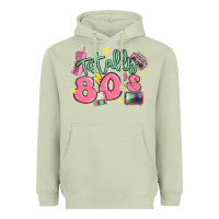 Matcha totally 80s retro vintage Heavyweight Hoodie - MaliasSmallBusiness