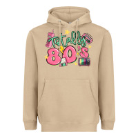 Mushroom totally 80s retro vintage Heavyweight Hoodie - MaliasSmallBusiness
