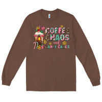 Chestnut coffee chaos and candy canes Long Sleeve Tee - AdoDesignShop