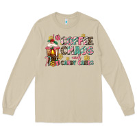 Mushroom coffee chaos and candy canes Long Sleeve Tee - AdoDesignShop