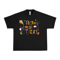 Black trick or treat Urban Heavy Tee - CowhideDigitalArt