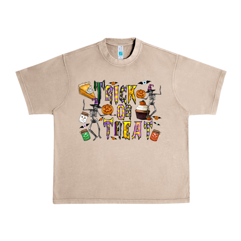 Trick Or Treat Urban Heavy Tee by CowhideDigitalArt | Teevron