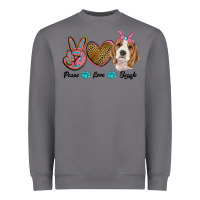Storm peace love beagle Heavyweight Sweatshirt - RanaPortraitStore