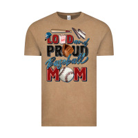 Vintage Coffee loud and proud baseball mom Vintage Tee - Zillion Design Studio