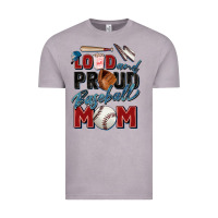 Vintage Zinc loud and proud baseball mom Vintage Tee - Zillion Design Studio