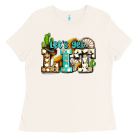 Bone western lets get lit ado Ladies Tee - AdoDesignShop