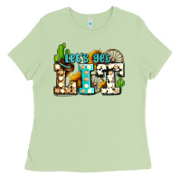 Matcha western lets get lit ado Ladies Tee - AdoDesignShop
