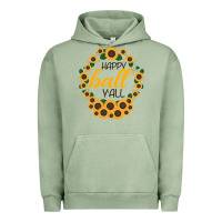 Pigment Oil Green Happy Fall Sunflowers Urban Hoodie - Bettercallsaul