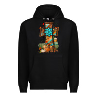 Black fall cross Premium Hoodie - BundleAndBundleShop
