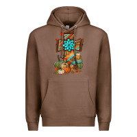 Chestnut fall cross Premium Hoodie - BundleAndBundleShop
