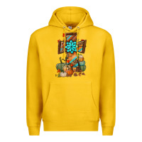 Lemon fall cross Premium Hoodie - BundleAndBundleShop