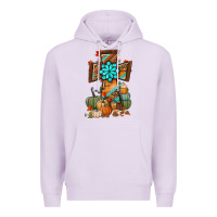Lilac fall cross Premium Hoodie - BundleAndBundleShop