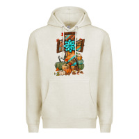 Oatmeal Heather fall cross Premium Hoodie - BundleAndBundleShop