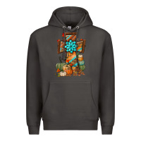 Smoke fall cross Premium Hoodie - BundleAndBundleShop