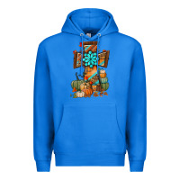 True Royal fall cross Premium Hoodie - BundleAndBundleShop
