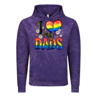 Cloud Purple i love my dads Vintage Hoodie - Zillion Design Studio