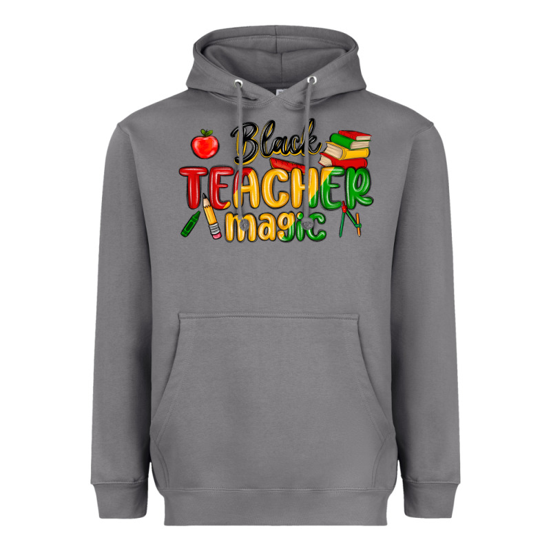 Black Teacher Magic Juneteenth Heavyweight Hoodie by MaliasSmallBusiness | Teevron
