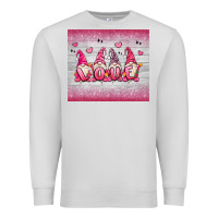 Dove Grey valentine's day gnomes Premium Sweatshirt - MaliasSmallBusiness