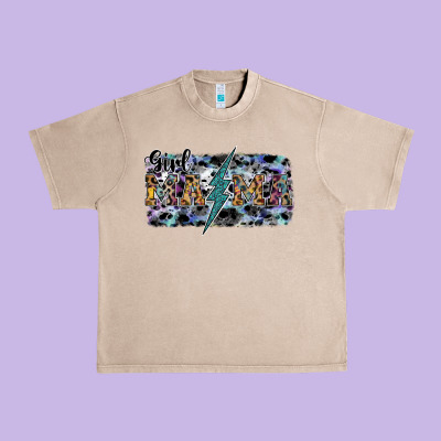Girl Mama Urban Heavy Tee Designed By Sublimationcraftshop