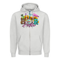 Dove Grey hair hustler hairstylist Zipper Hoodie - Artiststas