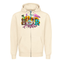 Sandshell hair hustler hairstylist Zipper Hoodie - Artiststas