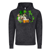 Vintage Black st. patrick's day charolais and black angus cows Vintage Hoodie - RanaPortraitStore