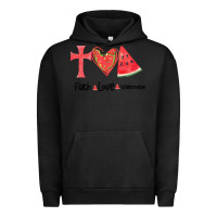 Pigment Black Faith Love Watermelon Urban Hoodie - Bettercallsaul