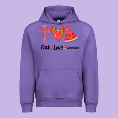 Faith Love Watermelon Urban Hoodie Designed By Bettercallsaul