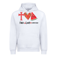White Faith Love Watermelon Urban Hoodie - Bettercallsaul