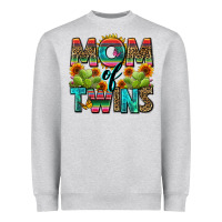 Heather Grey mom of twins Heavyweight Sweatshirt - Zillion Design Studio