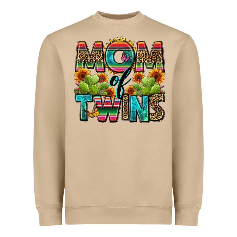 Mom Of Twins Heavyweight Sweatshirt by Zillion Design Studio | Teevron
