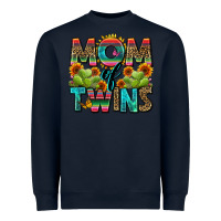 Navy mom of twins Heavyweight Sweatshirt - Zillion Design Studio