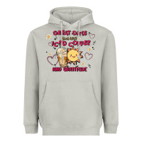 Moon Dust great days start with iced coffee and gratitude Heavyweight Hoodie - MaliasSmallBusiness