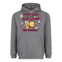 Storm great days start with iced coffee and gratitude Heavyweight Hoodie - MaliasSmallBusiness