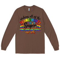 Chestnut wishing all of the transphobes uncomfortable month Long Sleeve Tee - Artiststas