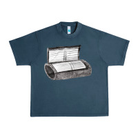 Midnight Navy wrist coach Urban Heavy Tee - FaDigitalArtStudio