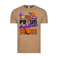 Vintage Coffee loud and proud basketball mom Vintage Tee - Zillion Design Studio